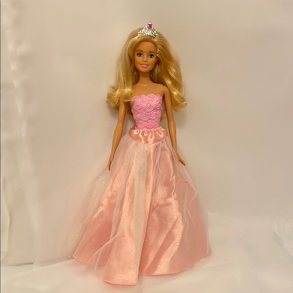 Princess Barbie with Pink Gown